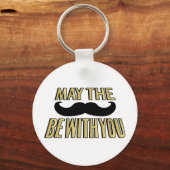 口おもしろいひげ キーホルダー (正面)