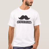 口おもしろいひげ Tシャツ (正面)
