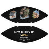 口おもしろいひげHappy Father's Day 3写真 アメリカンフットボール (パネル)