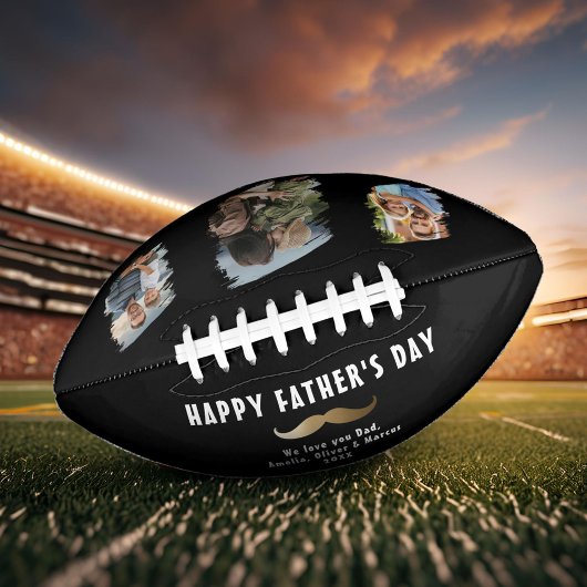 口おもしろいひげHappy Father's Day 3写真 アメリカンフットボール