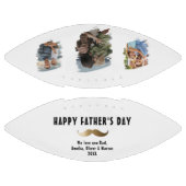 口おもしろいひげHappy Father's Day 3写真 アメリカンフットボール (パネル)