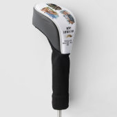 口おもしろいひげHappy Father's Day 3写真 ゴルフヘッドカバー (アングル)