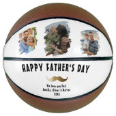口おもしろいひげHappy Father's Day 3写真 バスケットボール (正面)
