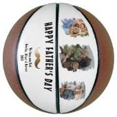 口おもしろいひげHappy Father's Day 3写真 バスケットボール (縦)