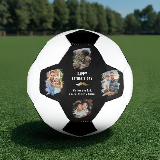 口おもしろいひげHappy Father's Day 4写真 サッカーボール