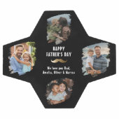 口おもしろいひげHappy Father's Day 4写真 サッカーボール (フラット)