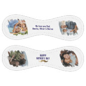 口おもしろいひげHappy Father's Day 4写真 ソフトボール (パネル)