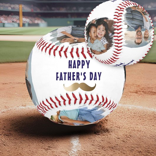 口おもしろいひげHappy Father's Day 4写真 ソフトボール