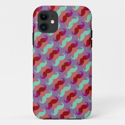 口おもしろいガーリーひげ6 Case-Mate iPhoneケース (裏面)