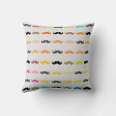 口おもしろいガーリー髭 クッション (裏面)