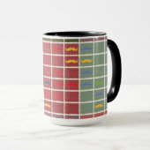 口おもしろいガーリー髭 マグカップ (正面右)