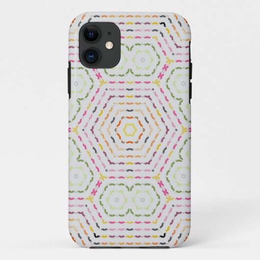口おもしろいガーリー髭 Case-Mate iPhoneケース (裏面)