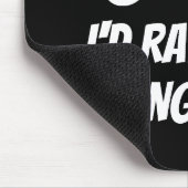 口おもしろい割りの贈り物 マウスパッド (コーナー)