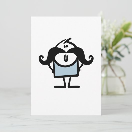 口おもしろい髭の男 招待状 (スタンド正面)