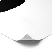 口おもしろい髭 ポスター (角)