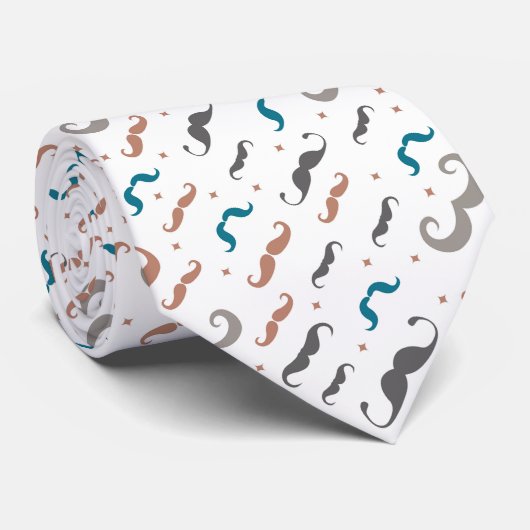 口お洒落ひげメドレー ネクタイ (ロール)