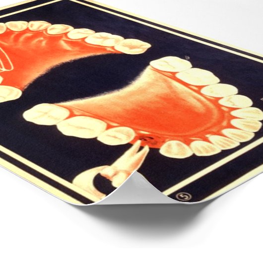 口が利かない ポスター (角)