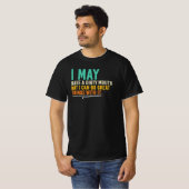 口が悪いかもしれない 皮肉な言葉 Tシャツ (正面フル)