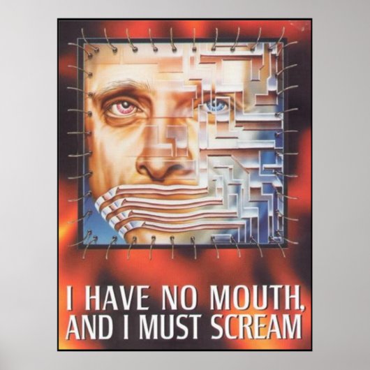 口が無くて叫ばなければならぬ ポスター (正面)