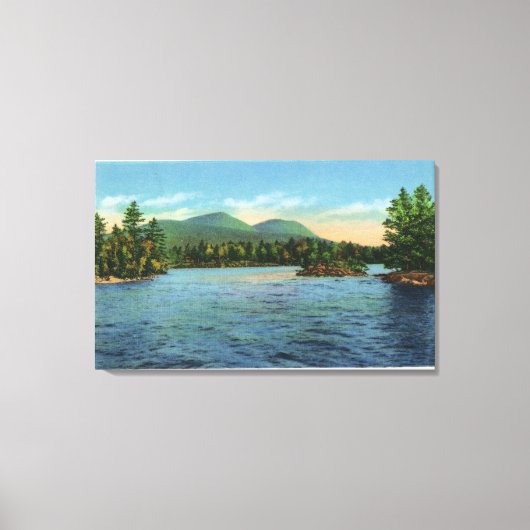 口と舌と5マイルを狭める キャンバスプリント (正面)