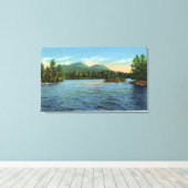 口と舌と5マイルを狭める キャンバスプリント (インサイチュ (ウッドフロア))