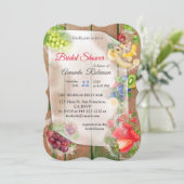 口に水を入れる熱帯果実 招待状 (スタンド正面)