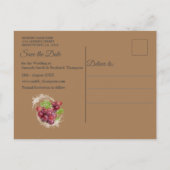 口に水を入れる熱帯果実 案内ポストカード (裏面)