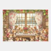 口のチストマ科 ラッピングペーパーシート (正面3)