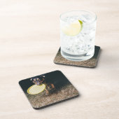 口のフリズビーを持つ犬 コースター (右側)