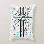 口の中に金を入れて引用文 アクセントクッション (裏面(縦))