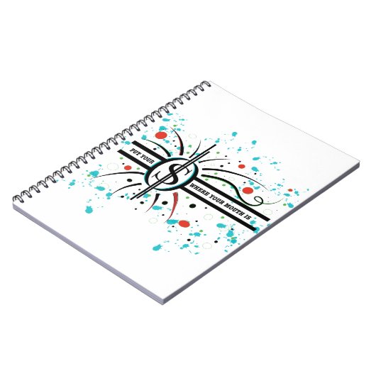 口の中に金を入れて引用文 ノートブック (左側)