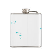 口の中に金を入れて引用文 フラスク (裏面)