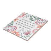 口の中の言葉を使いましょう- Ps 19:14 タイル (側面)