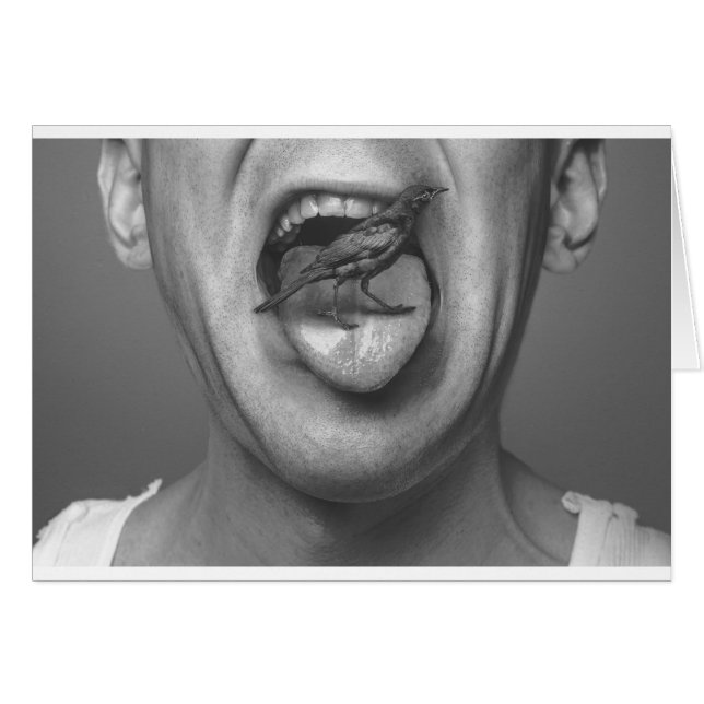 口の中の鳥 (正面横)