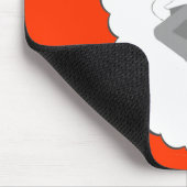 口の冗談プロダクトにあなたの足を置くこと マウスパッド (コーナー)