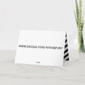 口ひげおもしろいカスタマイズ式祝日挨拶カード シーズンカード (裏面)