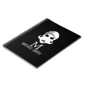 口ひげおもしろいモノグラム ノートブック (左側)