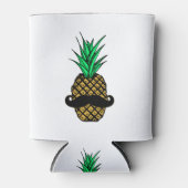 口ひげおもしろい付き熱帯性パイナップル 缶クーラー (正面)