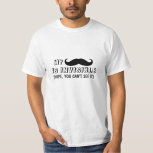 口ひげおもしろい引用文Tシャツ Tシャツ
