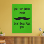 口ひげが起こる キャンバスプリント (インサイチュ (リビング))