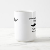 口ひげが起こる コーヒーマグカップ (中央)