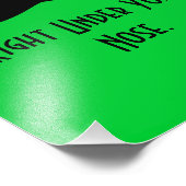 口ひげが起こる フォトプリント            (角)