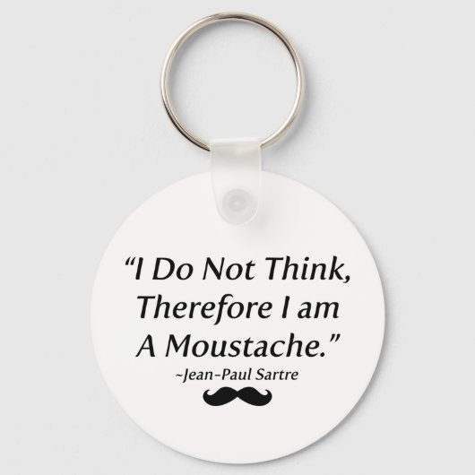 口ひげだ キーホルダー (正面)