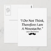 口ひげだ ポストカード (正面/裏面)