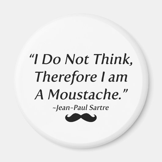 口ひげだ マグネット (正面)