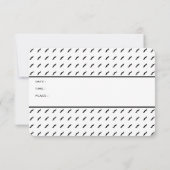 口ひげで質問モダンストライプする (裏面)
