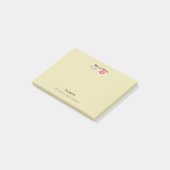 口ひげと唇そしてミセス – 記念日 ポストイット (アングル)