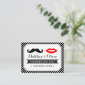 口ひげと唇の座席表 プレイスカード (スタンド正面)