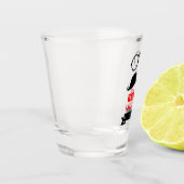 口ひげと眼鏡父の日 ショットグラス (左)