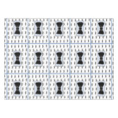 口ひげと蝶ネクタイのテーブルクロス テーブルクロス (正面(横))